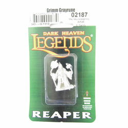 RPR02187 Grimm Grayrune Wizard Miniature 25mm Heroic Scale (ONLINE ORDER ONLY)