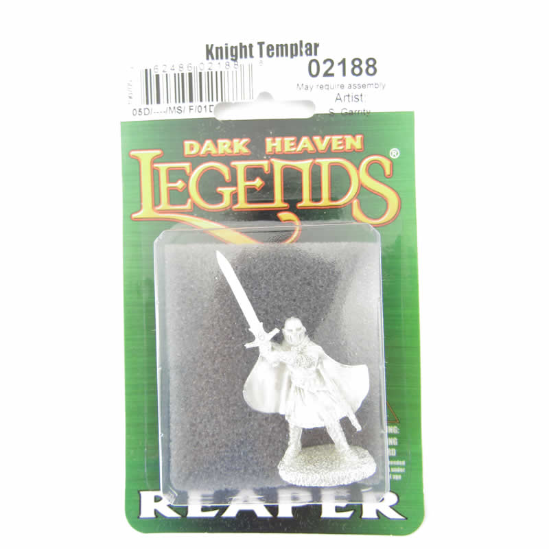 RPR02188 Knight Templar Miniature 25mm Heroic Scale Dark Heaven (ONLINE ORDER ONLY)