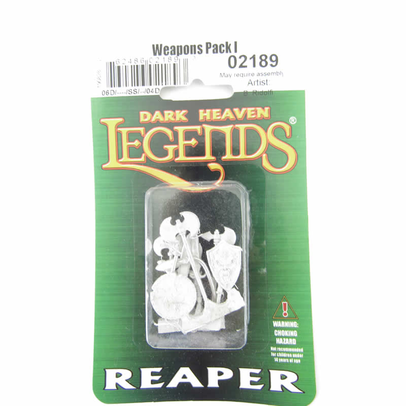 RPR02189 Weapons Pack I Miniature 25mm Heroic Scale Dark Heaven (ONLINE ORDER ONLY)