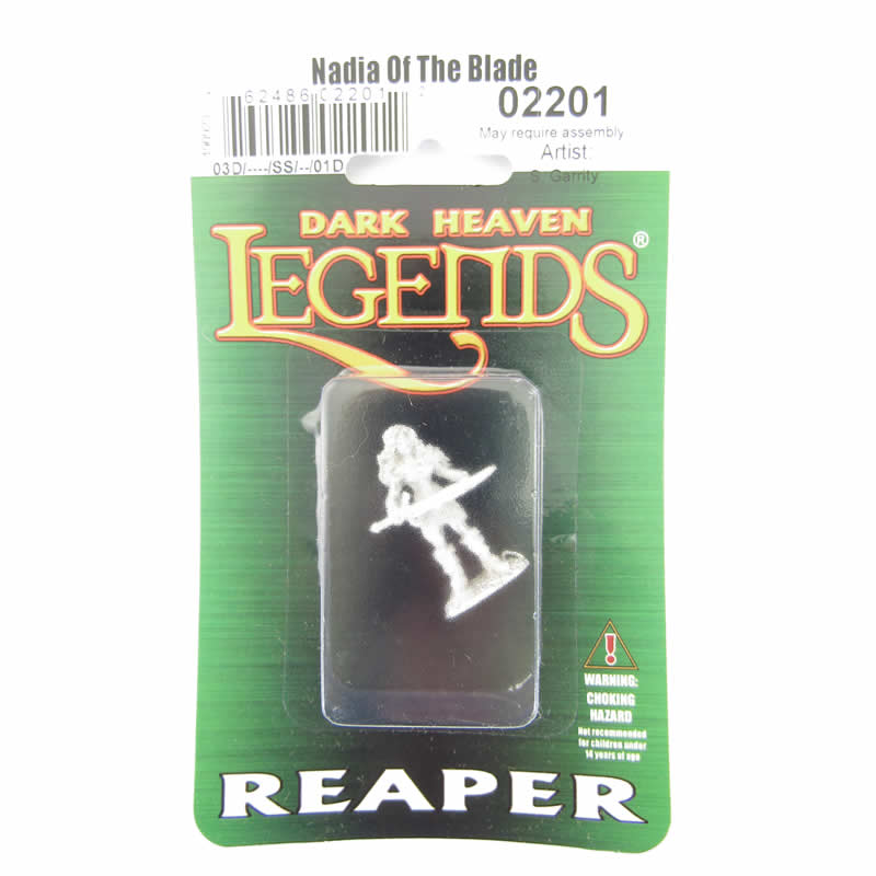 RPR02201 Nadia Of The Blade Miniature 25mm Heroic Scale Dark Heaven (ONLINE ORDER ONLY)