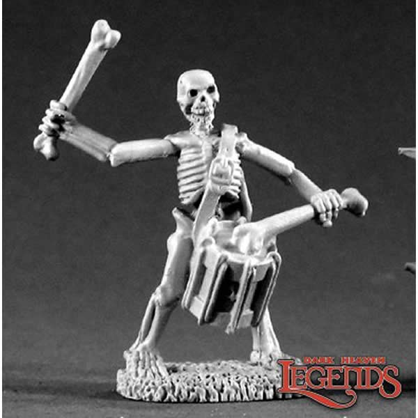 RPR02211 Skeleton Drummer Miniature 25mm Heroic Scale Dark Heaven (ONLINE ORDER ONLY)