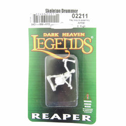 RPR02211 Skeleton Drummer Miniature 25mm Heroic Scale Dark Heaven (ONLINE ORDER ONLY)