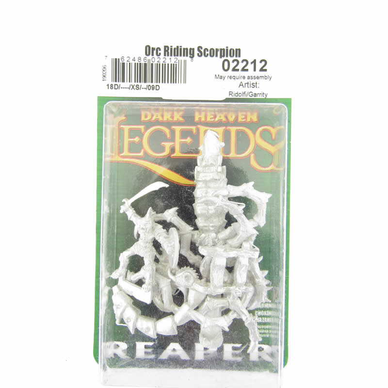 RPR02212 Orc Riding Scorpion Miniature 25mm Heroic Scale Dark Heaven (ONLINE ORDER ONLY)