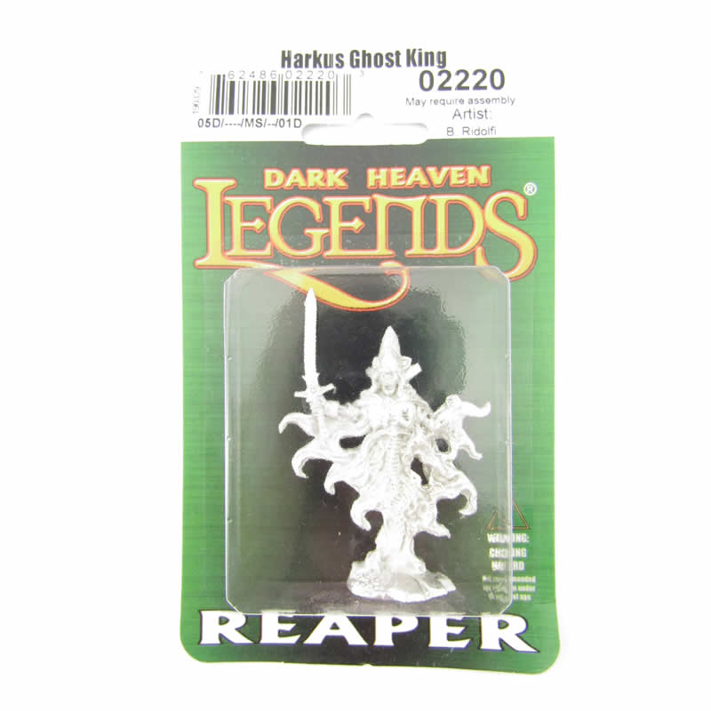 RPR02220 Harkus Ghost King Miniature 25mm Heroic Scale Dark Heaven (ONLINE ORDER ONLY)