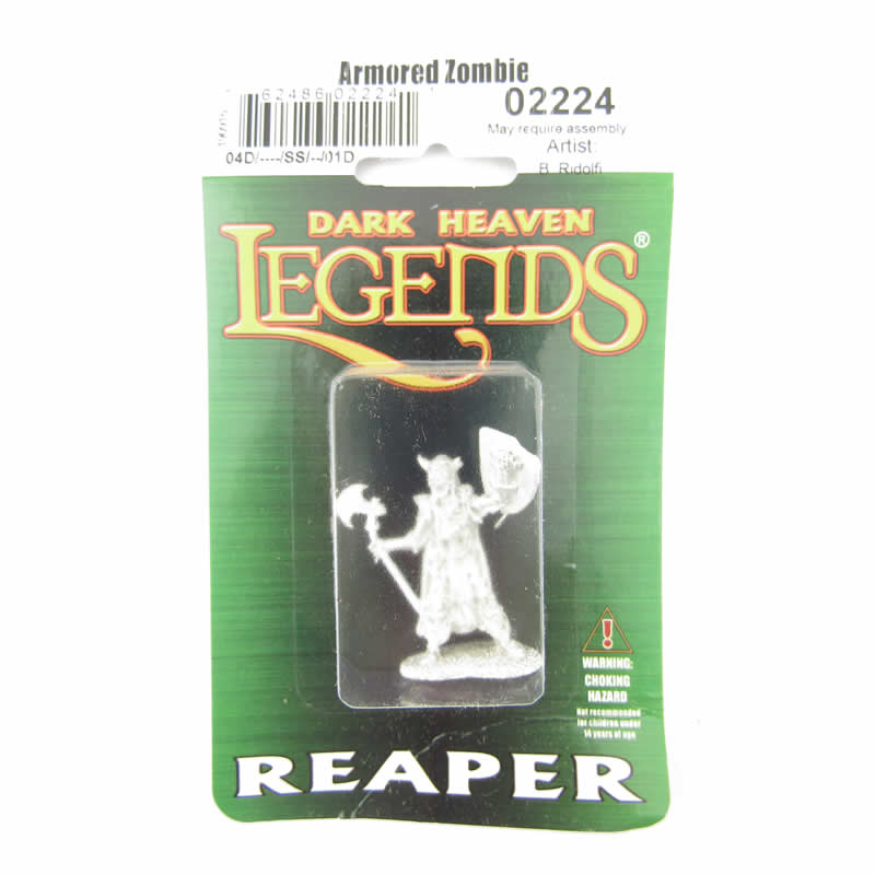RPR02224 Armored Zombie Miniature 25mm Heroic Scale Dark Heaven (ONLINE ORDER ONLY)