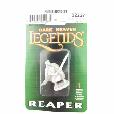 RPR02227 Prince Nicholas Miniature 25mm Heroic Scale Dark Heaven (ONLINE ORDER ONLY)