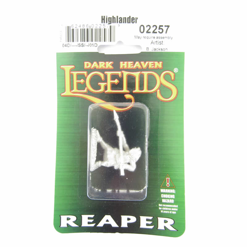 RPR02257 Highlander Miniature 25mm Heroic Scale Dark Heaven Legends (ONLINE ORDER ONLY)
