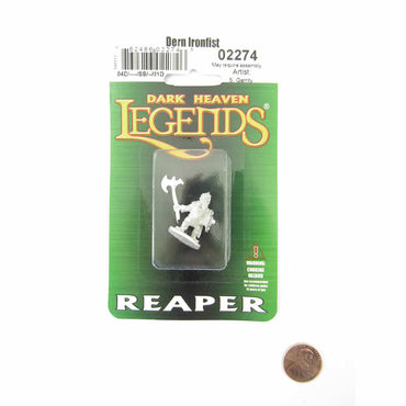 RPR02274 Dern Ironfist Miniature 25mm Heroic Scale Dark Heaven Legends (ONLINE ORDER ONLY)