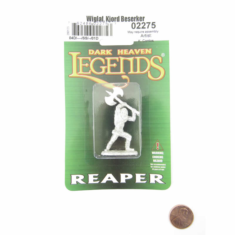 RPR02275 Wiglaf Kjord Beserker Miniature 25mm Heroic Scale Dark Heaven (ONLINE ORDER ONLY)
