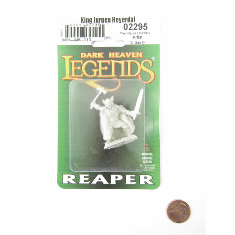 RPR02295 King Jurgen Heyerdal Miniature 25mm Heroic Scale Dark Heaven (ONLINE ORDER ONLY)