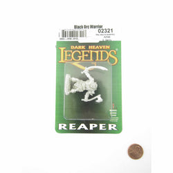 RPR02321 Black Orc Warrior Miniature 25mm Heroic Scale Dark Heaven Legends (ONLINE ORDER ONLY)