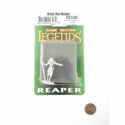 RPR02326 Britta War Maiden Miniature 25mm Heroic Scale Dark Heaven (ONLINE ORDER ONLY)