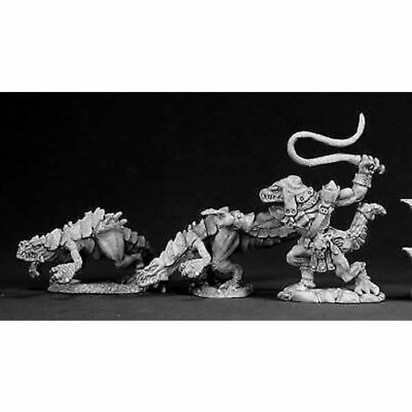 RPR02331 Lizard Hunting Pack Miniature 25mm Heroic Scale Dark Heaven (ONLINE ORDER ONLY)