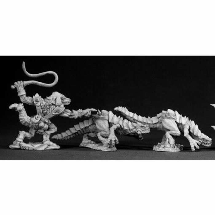 RPR02331 Lizard Hunting Pack Miniature 25mm Heroic Scale Dark Heaven (ONLINE ORDER ONLY)