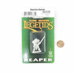 RPR02335 Black Orc Warrior Miniature 25mm Heroic Scale Dark Heaven Legends (ONLINE ORDER ONLY)