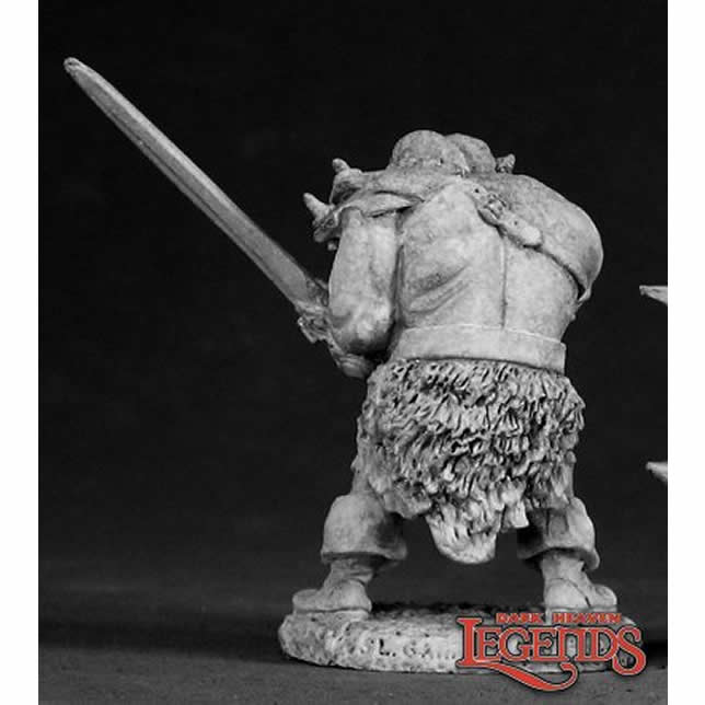 RPR02335 Black Orc Warrior Miniature 25mm Heroic Scale Dark Heaven Legends (ONLINE ORDER ONLY)
