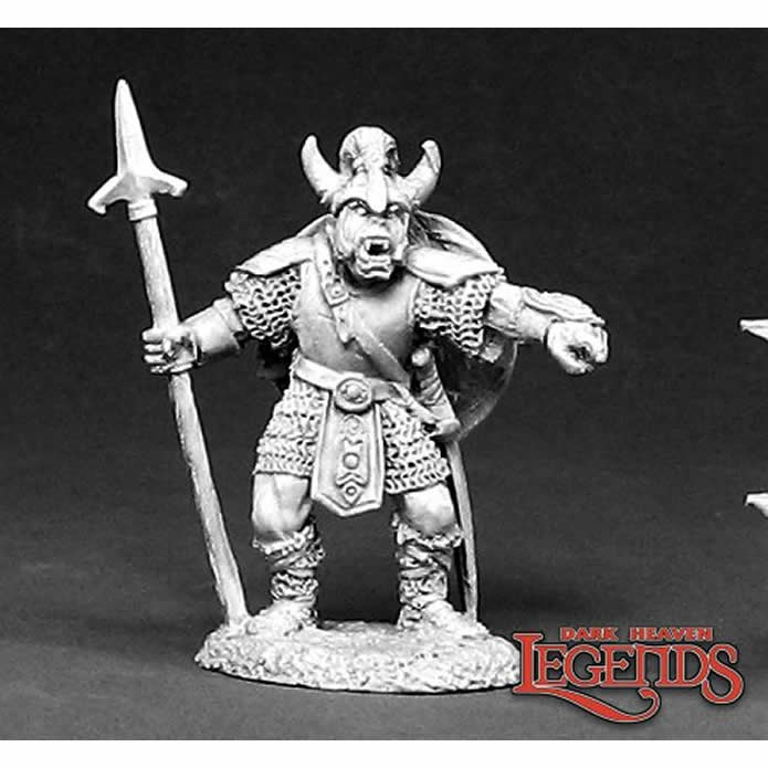 RPR02342 Skarr Orc Warlord Miniature 25mm Heroic Scale Dark Heaven (ONLINE ORDER ONLY)