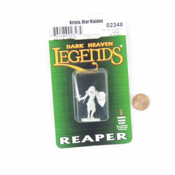 RPR02348 Krista War Maiden Miniature 25mm Heroic Scale Dark Heaven (ONLINE ORDER ONLY)