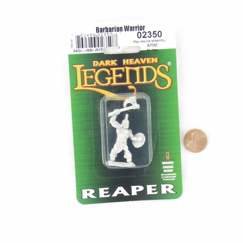 RPR02350 Barbarian Warrior Miniature 25mm Heroic Scale Dark Heaven (ONLINE ORDER ONLY)