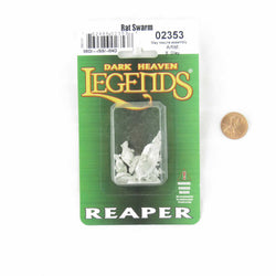 RPR02353 Rat Swarm Miniature 25mm Heroic Scale Dark Heaven Legends Reaper Miniatures (ONLINE ORDER ONLY)