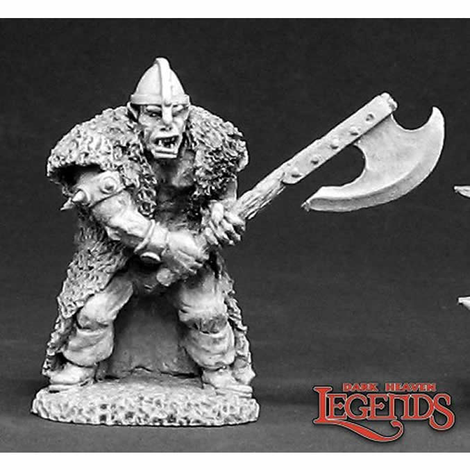 RPR02356 TaResk Black Orc Miniature 25mm Heroic Scale Dark Heaven (ONLINE ORDER ONLY)