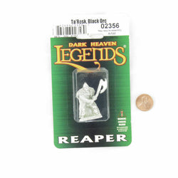 RPR02356 TaResk Black Orc Miniature 25mm Heroic Scale Dark Heaven (ONLINE ORDER ONLY)