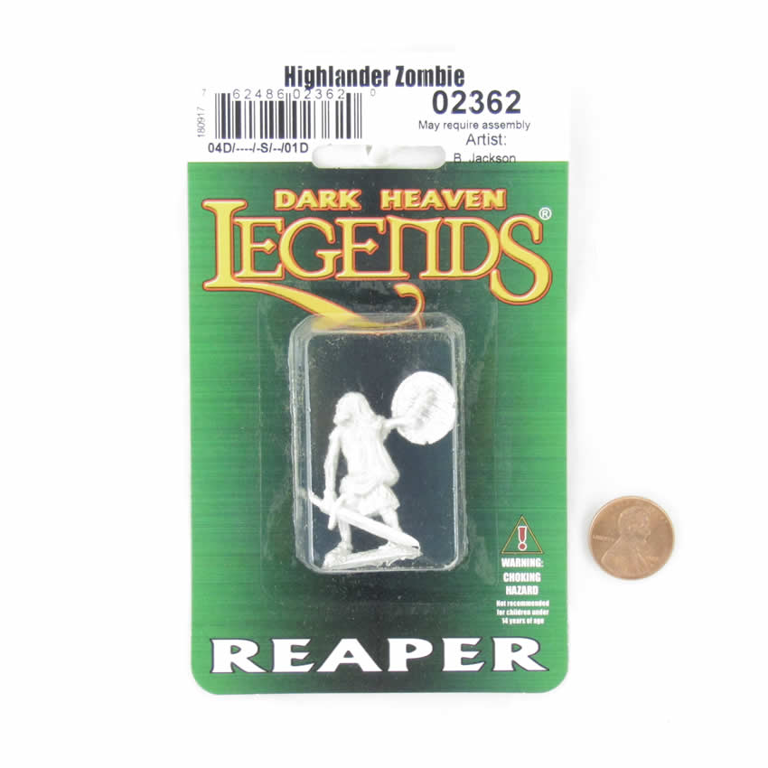 RPR02362 Highlander Zombie Miniature 25mm Heroic Scale Dark Heaven (ONLINE ORDER ONLY)