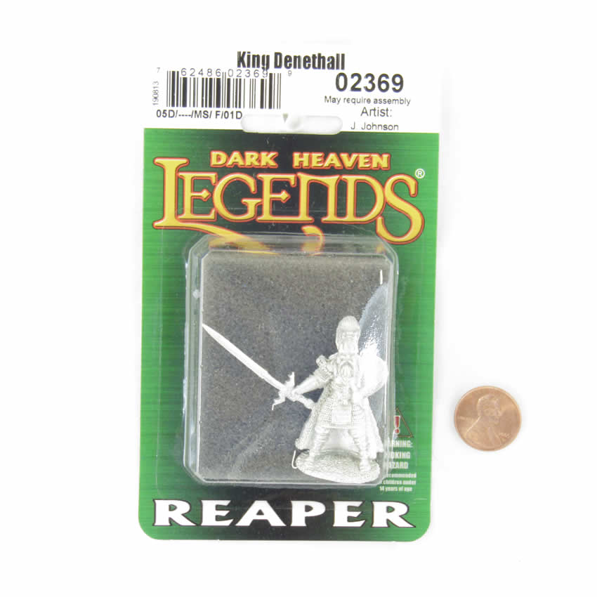 RPR02369 King Denethall Miniature 25mm Heroic Scale Dark Heaven (ONLINE ORDER ONLY)