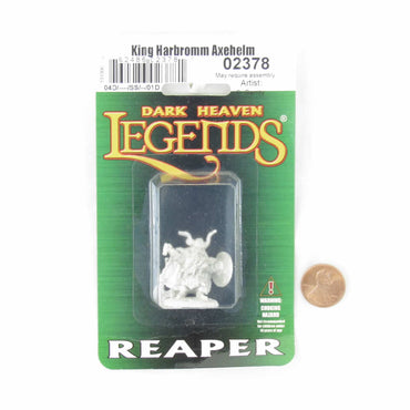 RPR02378 King Harbromm Axehelm Miniature 25mm Heroic Scale Dark Heaven (ONLINE ORDER ONLY)