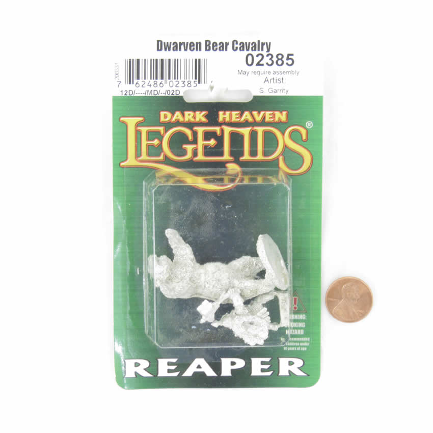 RPR02385 Dwarven Bear Cavalry Miniature 25mm Heroic Scale Dark Heaven (ONLINE ORDER ONLY)