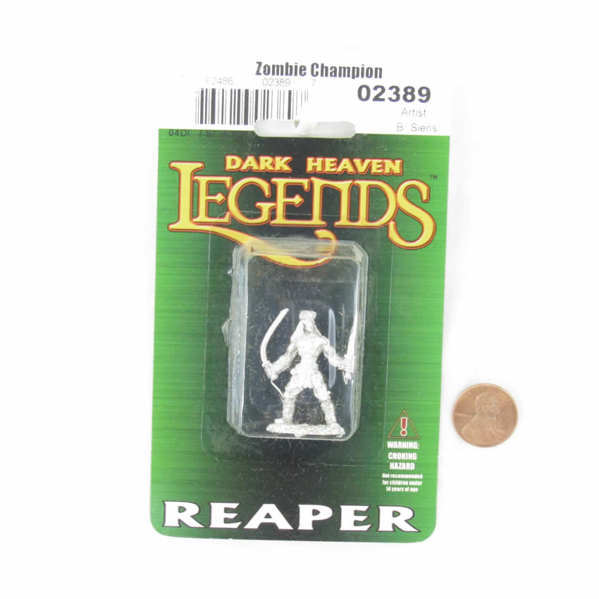 RPR02389 Zombie Champion Miniature 25mm Heroic Scale Dark Heaven (ONLINE ORDER ONLY)