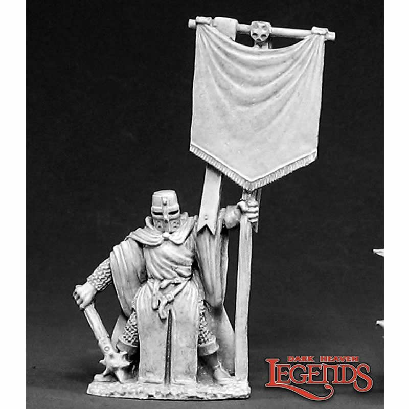 RPR02390 Templar Standard Miniature 25mm Heroic Scale Dark Heaven (ONLINE ORDER ONLY)