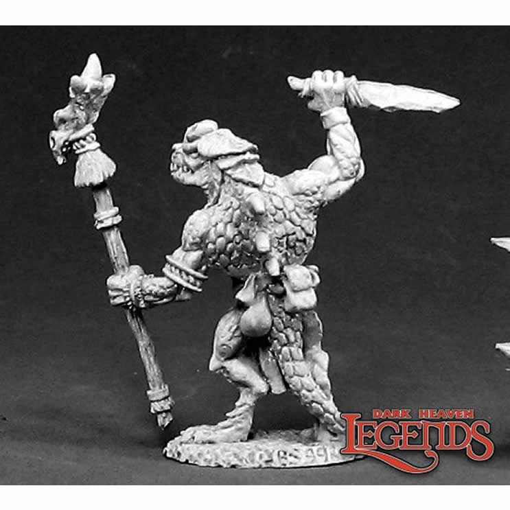 RPR02392 Shaman Lizardman Miniature 25mm Heroic Scale Dark Heaven (ONLINE ORDER ONLY)