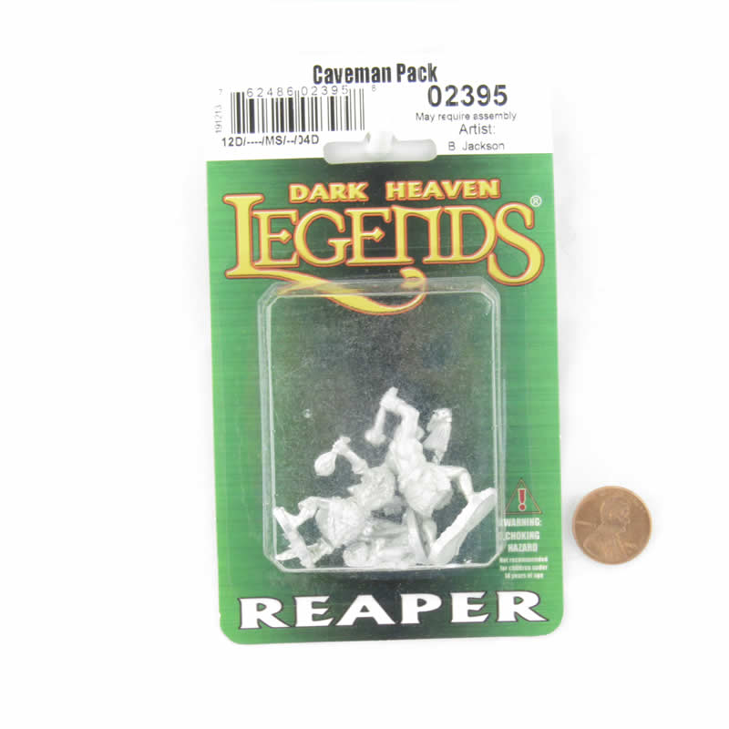 RPR02395 Caveman Pack Miniature 25mm Heroic Scale Dark Heaven (ONLINE ORDER ONLY)