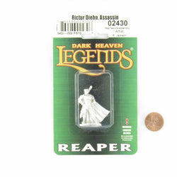 RPR02430 Rictur Diehn Assassin Miniature 25mm Heroic Scale Dark Heaven (ONLINE ORDER ONLY)