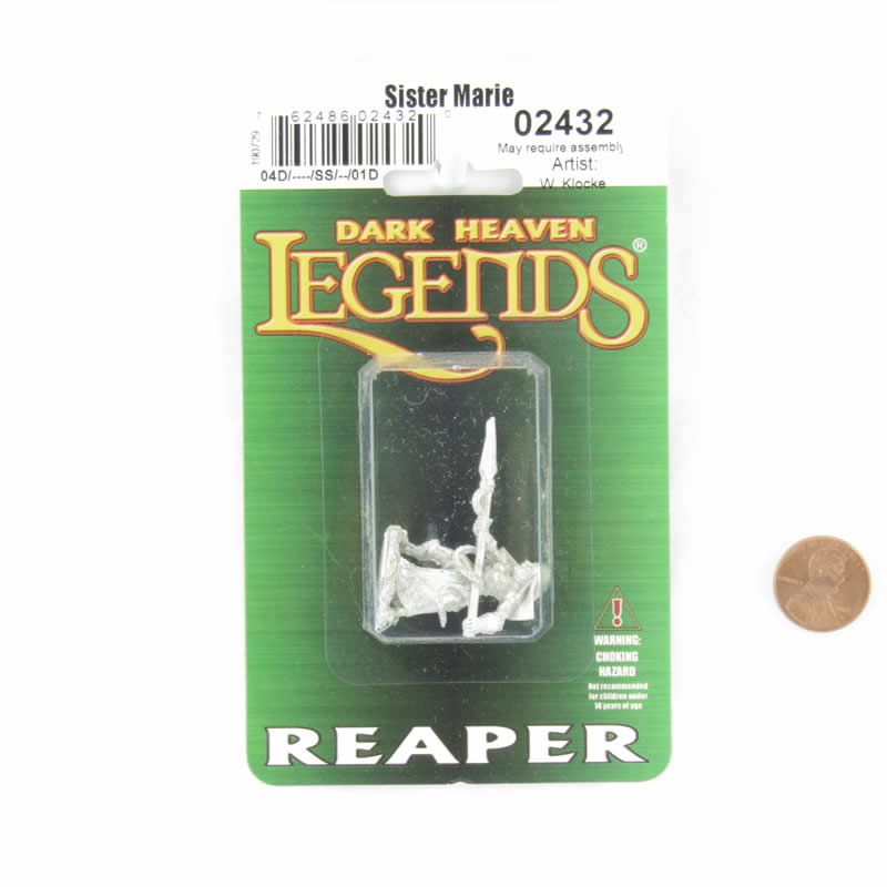 RPR02432 Sister Marie Miniature 25mm Heroic Scale Dark Heaven Legends (ONLINE ORDER ONLY)