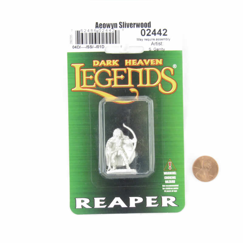 RPR02442 Aeowyn Sliverwood Miniature 25mm Heroic Scale Dark Heaven (ONLINE ORDER ONLY)