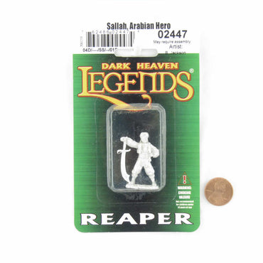 RPR02447 Sallah the Arabian Hero Miniature 25mm Heroic Scale Dark Heaven (ONLINE ORDER ONLY)