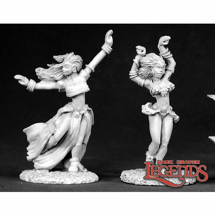 RPR02448 Dancing Girls Miniature 25mm Heroic Scale Dark Heaven Legends (ONLINE ORDER ONLY)