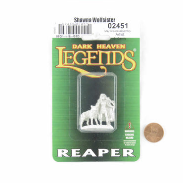 RPR02451 Shawna Wolfsister Miniature 25mm Heroic Scale Dark Heaven (ONLINE ORDER ONLY)