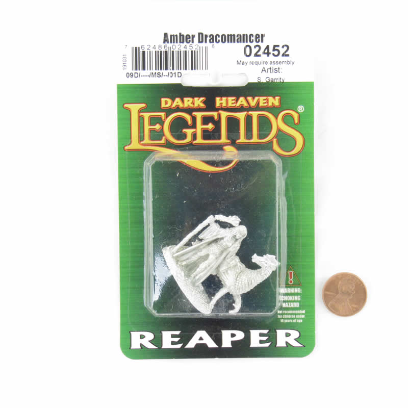 RPR02452 Amber Dracomancer Miniature 25mm Heroic Scale Dark Heaven (ONLINE ORDER ONLY)