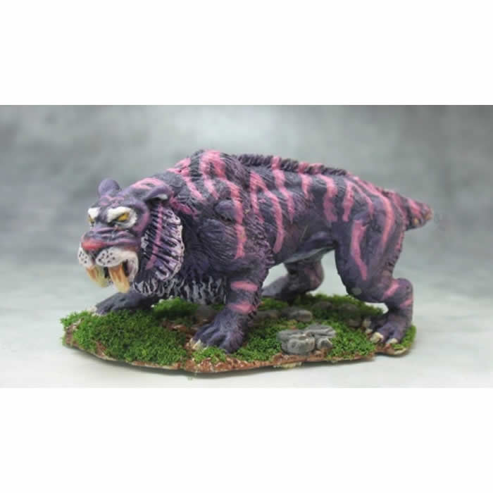 RPR02480 Sabertooth Tiger Monster Miniature 25mm Heroic Scale (ONLINE ORDER ONLY)