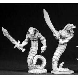 RPR02498 Snakemen Guards Miniature 25mm Heroic Scale (ONLINE ORDER ONLY)