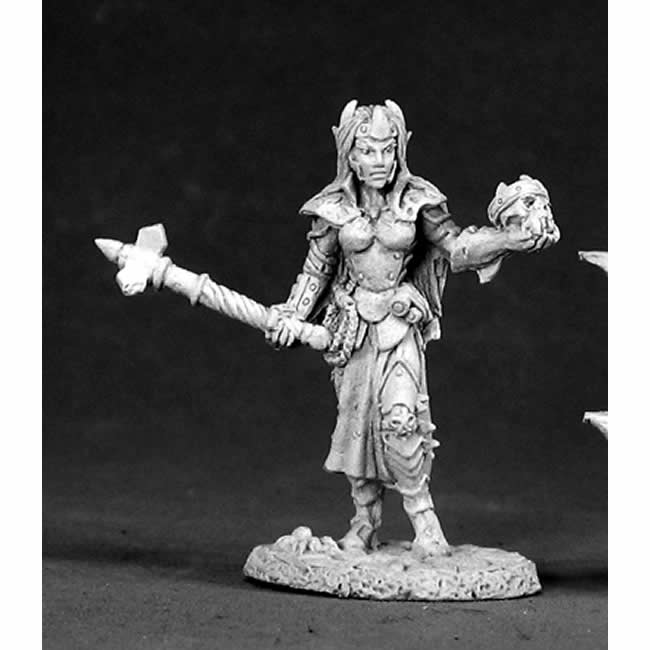 RPR02524 Female Dark Elf Cleric Miniature 25mm Heroic Scale (ONLINE ORDER ONLY)