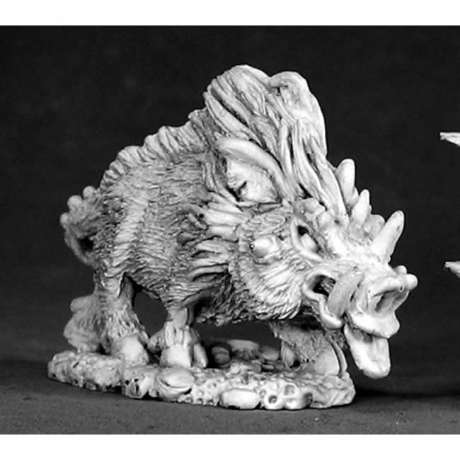 RPR02527 Dire Boar Monster Miniature 25mm Heroic Scale Dark Heaven (ONLINE ORDER ONLY)