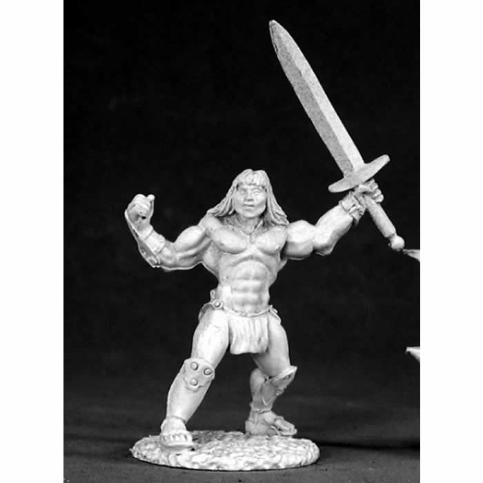 RPR02529 Brand Male Barbarian Miniature 25mm Heroic Scale (ONLINE ORDER ONLY)
