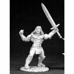 RPR02529 Brand Male Barbarian Miniature 25mm Heroic Scale (ONLINE ORDER ONLY)