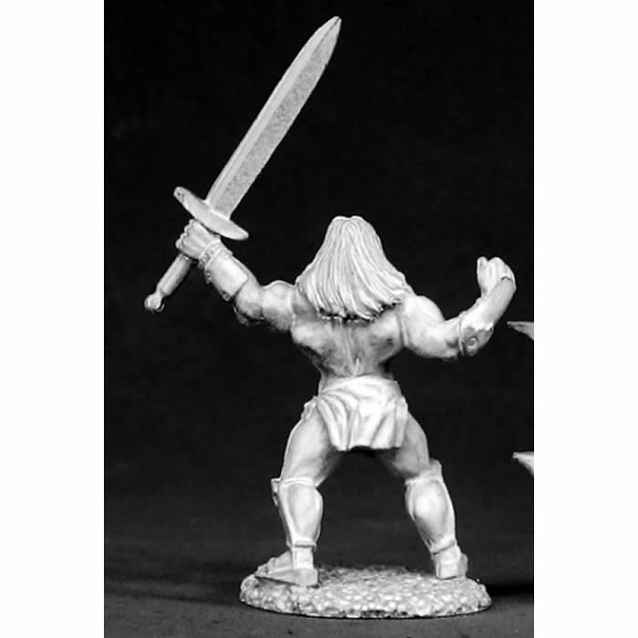 RPR02529 Brand Male Barbarian Miniature 25mm Heroic Scale (ONLINE ORDER ONLY)