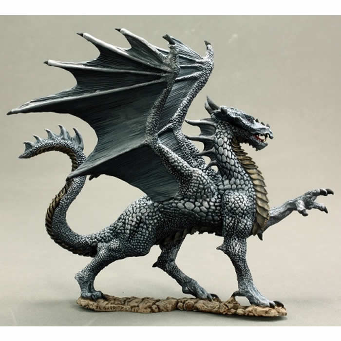 RPR02539 Silver Dragon Miniature 25mm Heroic Scale Dark Heaven (ONLINE ORDER ONLY)