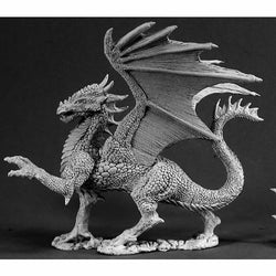 RPR02539 Silver Dragon Miniature 25mm Heroic Scale Dark Heaven (ONLINE ORDER ONLY)
